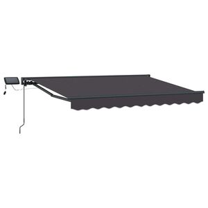 vidaXL Anthracite 2.5 x 2 m Polyester with PU coating