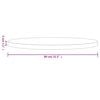 vidaXL Table Top Round White &Oslash;80x3 cm Solid Wood Pine