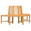 vidaXL Tree Bench Half Round &Oslash;160 cm Solid Wood Teak