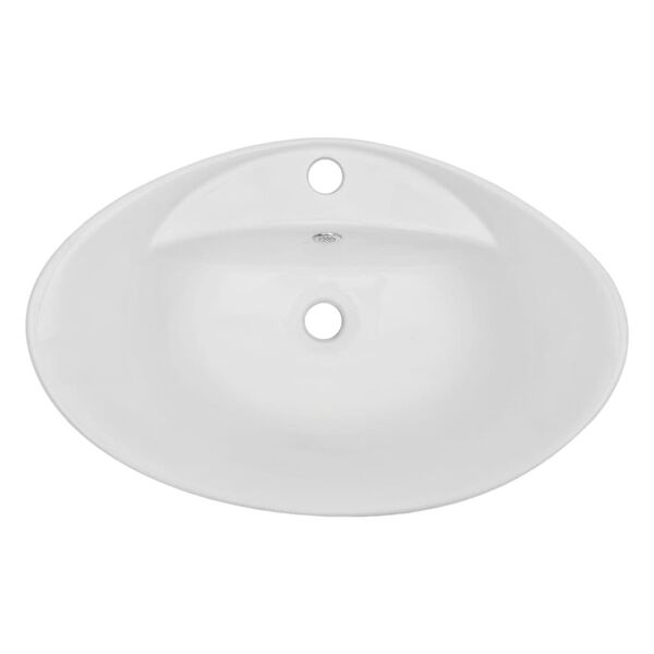 vidaXL Two Piece Bathroom Furniture Set Ceramic Black