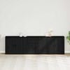 vidaXL Sideboard Black Oak 240 x 33 x 70 cm Engineered Wood