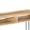 vidaXL Console Table Solid Mango Wood 115x35x76 cm