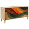 vidaXL TV Cabinet BONN 102 x 33 x 50 cm Sonoma Engineered Wood