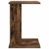 vidaXL End Table Smoked Oak 35 x 25 x 50 cm Engineered Wood