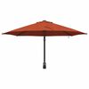 vidaXL Garden Parasol Manual Terracotta 248 x 248 x 148 cm