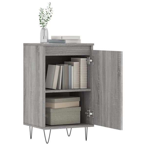 vidaXL Sideboard Grey Sonoma 40x35x70 cm Engineered Wood