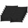 vidaXL Cushion Cover 12 pcs HOUTEN Black 40 x 80 cm Flannel