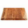 vidaXL Table Top 90x60x3.8 cm Rectangular Solid Wood Acacia Live Edge