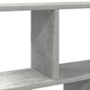 vidaXL Wall Cube Shelf 12 Compartments Concrete Grey Engineered Wood