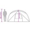 vidaXL Family Tent Cabin 6-Person Grey Waterproof