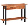 vidaXL Console Table Brown 110 x 30 x 75 cm Solid acacia wood