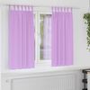 vidaXL Blackout Curtains with Rings 2 pcs Purple 175 x 140 cm