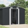 vidaXL Garden Shed Anthracite 257x779x181 cm Galvanised steel