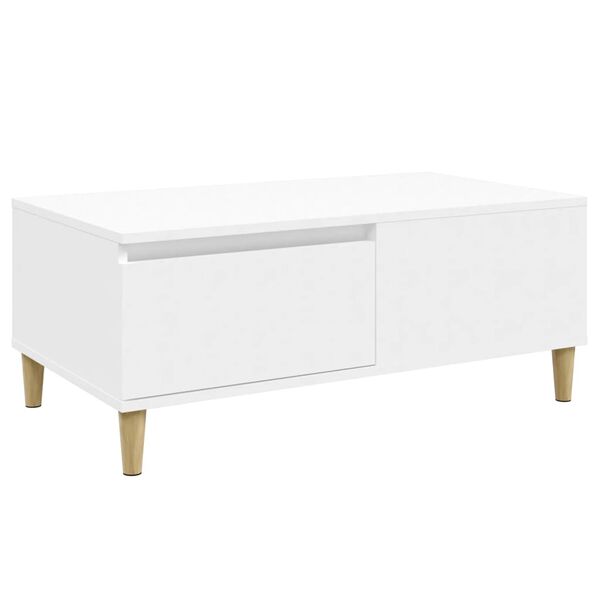 vidaXL Coffee Table White 90x50x36.5 cm Engineered Wood