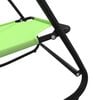 vidaXL Rocking Sun Lounger Green Steel and Textilene