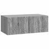 vidaXL Wall-Mounted TV Cabinet 59.5 x 41 x 30 cm Grey Sonoma