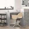 vidaXL Desk with Shelf Concrete grey 102 x 50 x 75 cm Engineered Wood