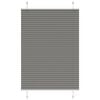 vidaXL Pleated Blind Anthracite 85x100 cm Fabric Width 84.4 cm Polyester