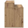 vidaXL Cat House Artisian Oak 42.5 x 40 x 53.5 cm Engineered Wood
