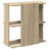 vidaXL Bookcase 3-Tier Sonoma Oak 60x30x60 cm Engineered Wood