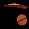 vidaXL Garden Parasol Terracotta 294 x 150 x 223 cm