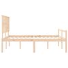 vidaXL Senior Bed without Mattress 160x200 cm Solid Wood