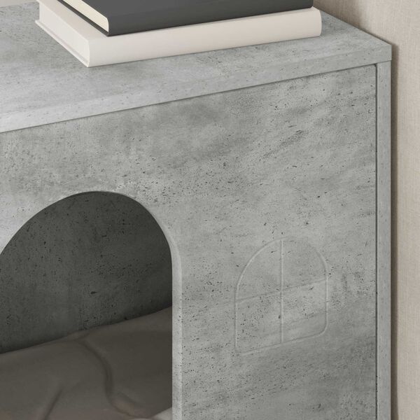 vidaXL Cat House Concerte 51 x 30 x 52 cm Engineered Wood