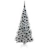 vidaXL Christmas Tree with 300 LEDs with Stand Silver 180 cm PET