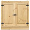 vidaXL Cabinet SKI Honey Brown 80 x 46 x 81.5 cm Solid Pine Wood