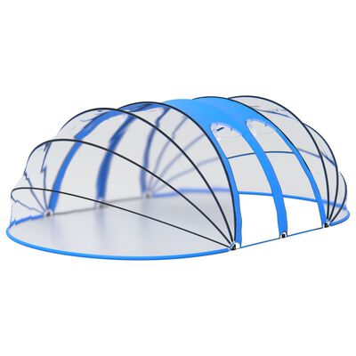 vidaXL Pool Dome Oval 620x410x205 cm