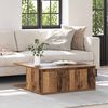 vidaXL Coffee Table Old wood 80 x 80 x 31 cm Engineered wood