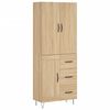 vidaXL Highboard Sonoma Oak 69.5x34x180 cm Engineered Wood