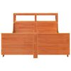 vidaXL Bed Frame without Mattress Wax Brown 120x200 cm Solid Wood Pine