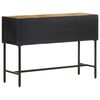 vidaXL Console Table 110x35x75 cm Rough Mango Wood
