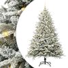 vidaXL Artificial Pre-lit Christmas Tree with Ball Set Green 210 cm