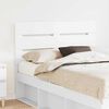 vidaXL Headboard with Headboard White 135 cm Engineered Wood