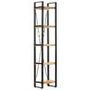 vidaXL 5-Tier Bookcase 39x30x180 cm Solid Mango Wood