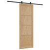 vidaXL Sliding Door ORKDAL Brown 83 x 232 cm Solid Pine Wood