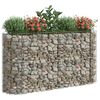 vidaXL Gabion Raised Bed Galvanised Iron 190x50x100 cm