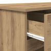 vidaXL Desk with Drawer Artisan oak 140 x 49 x 76 cm Engineered wood