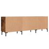 vidaXL TV Cabinet Smoked Oak 150x30x50 cm Engineered Wood