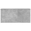 vidaXL Storage Box Concrete Grey 100x42x46 cm Engineered Wood