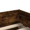 vidaXL Bed Frame with Drawers without Mattress Smoked Oak 90x190 cm Single