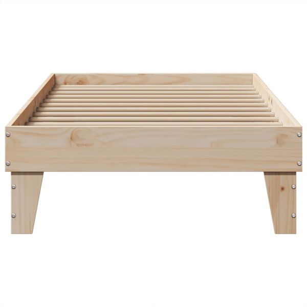 vidaXL Bed Frame without Mattress 90x200 cm Solid Wood Pine