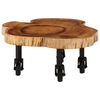 vidaXL Coffee Table Solid Acacia Wood 60x55x25 cm