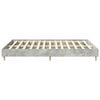 vidaXL Bed Frame No Mattress Concrete Grey 150x200 cm King Size Engineered Wood