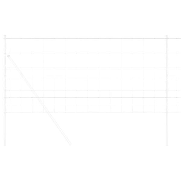 vidaXL Field Fence Silver 25 x 1 m Galvanised steel