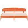vidaXL Bed Frame without Mattress Wax Brown 180x200 cm Super King Solid Wood Pine