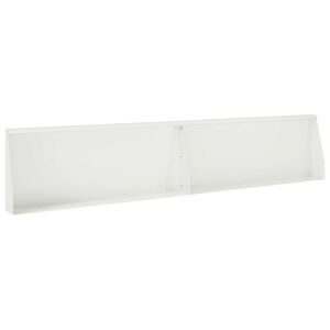 vidaXL Retaining Wall 2 pcs 100 x 12 x 30 cm Steel White