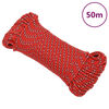 vidaXL Boat Rope Red 3 mm 50 m Polypropylene